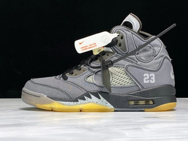 5 Air Off-White CT8480-001 x Jordan Black 0702